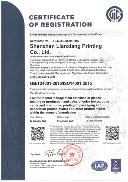 ISO 14001:2015 Quality Management